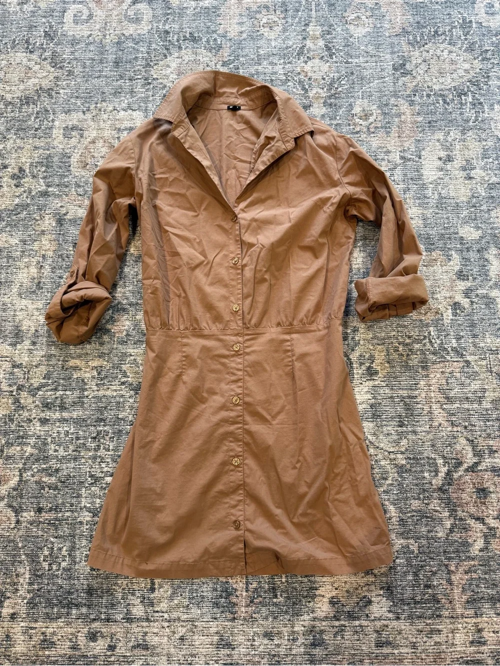 Monrow Poplin Shirt Dress - Picture 4 of 5